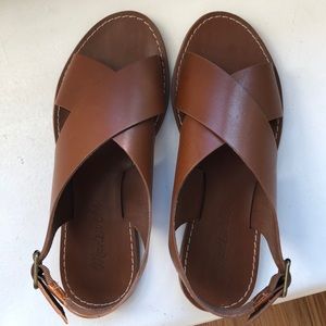 Madewell Boardwalk Crossover Sandal
